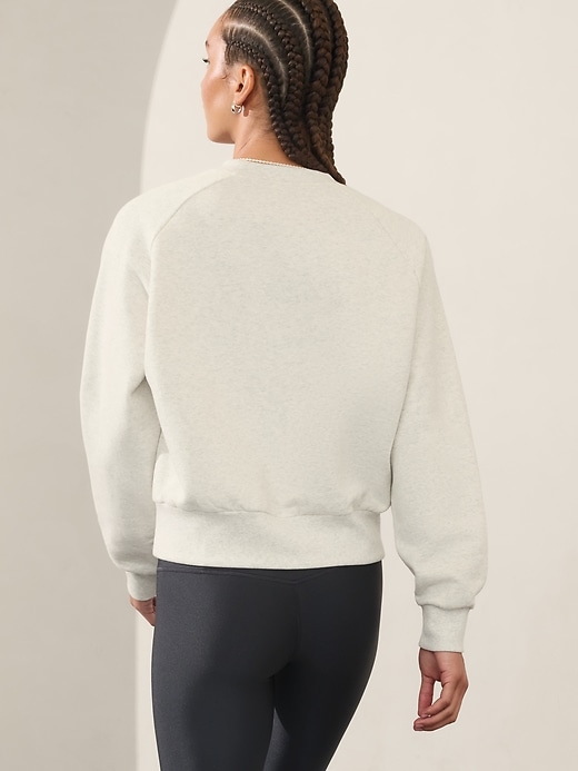 Image number 2 showing, Athleta Embroidered Crew Sweatshirt