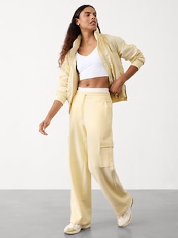 Forever Fleece Mid Rise Cargo Pant