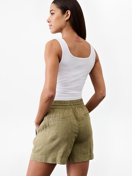 Image number 6 showing, Retreat Linen Mid Rise 4" Short